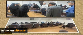 طی مراسمی، حکم مسئولیت سرپرست پردیس شهید باهنرهمدان اهدا شد.