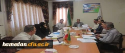 جلسه شورای پژوهشی دانشگاه فرهنگیان استان همدان