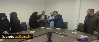 مراسم معارفه خانم ترکاشوند به عنوان معاون آموزشی، فرهنگی و پژوهشی پردیس شهید باهنر