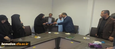 مراسم معارفه خانم ترکاشوند به عنوان معاون آموزشی، فرهنگی و پژوهشی پردیس شهید باهنر