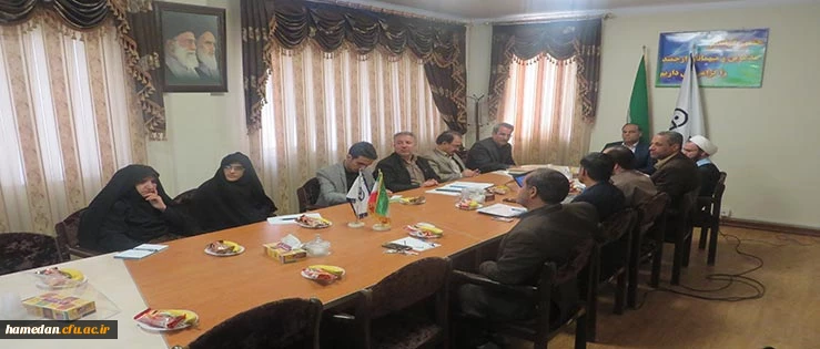 جلسه شورای فرهنگی اجتماعی دانشگاه فرهنگیان استان همدان
