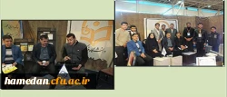 بازدید آقای دکتر ساکی معاون محترم پژوهش و فناوری دانشگاه فرهنگیان از غرفه ی دستاوردهای پژوهشی پردیس های استان همدان