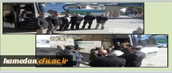 بدرقه دانشجو معلمان پردیس شهید مقصودی همدان توسط مدیریت امور پردیس های استان جهت تشرف به مشهد مقدس