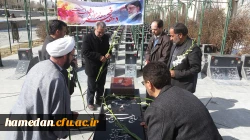 غبار روبی مزار شهید مقصودی و سایر شهدای والامقام انقلاب اسلامی همدان