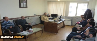 جلسه اعضای شورای صنفی رفاهی دانشجویی پردیس شهید مقصودی با معاونت هماهنگی استان