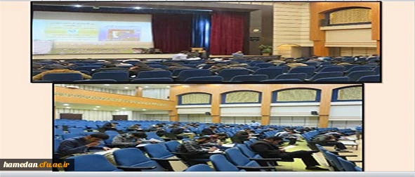 برگزاری آزمون نهایی مسابقه ی کتابخوانی از کتاب "ملاقات در شب آفتابی" به صورت استانی و همزمان، با حضور 50 نفر از دانشجویان پردیس شهید مقصودی همدان - سه شنبه95/12/17