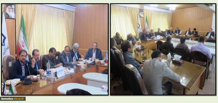 جلسه مناظره و پرسش و پاسخ انتخاباتی با حضور نمایندگان دو طیف سیاسی و اعضا هیات علمی