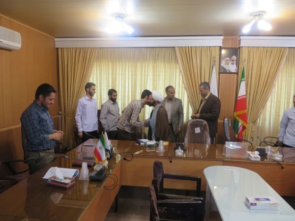 جلسه تکریم و معارفه­ ی مسئول بسیج دانشجویی پردیس شهید مقصودی همدان برگزار شد