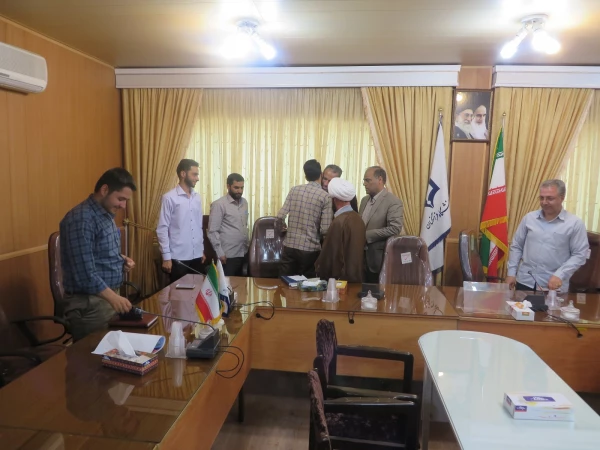 جلسه تکریم و معارفه­ ی مسئول بسیج دانشجویی پردیس شهید مقصودی همدان برگزار شد