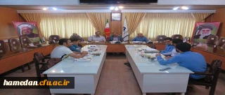 جلسه ی اعضای شورای صنفی و رفاهی دانشجویی پردیس شهید مقصودی همدان با سرپرست مدیریت امور پردیس ها و معاون هماهنگی استان