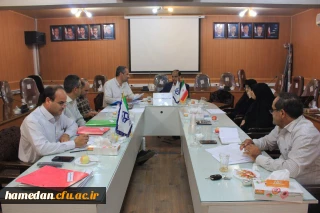 جلسه ی کمیته ی استانی دانشگاه فرهنگیان همدان جهت انتخاب کارمند نمونه