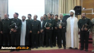 کانون بسیج اساتید دانشگاه فرهنگیان همدان در هفتمین جشنواره مالک اشتر سپاه انصارالحسین (ع)  همدان حائز رتبه برتر شد. ضمن تبریک، تداوم توفیقات عزیزان را از محضر حضر حق مسئلت می نماییم.