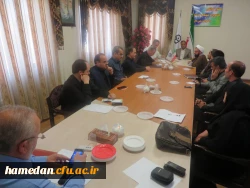 جلسه شورای فرهنگی اجتماعی دانشگاه فرهنگیان استان همدان