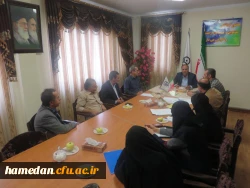 جلسه ی شورای پژوهشی دانشگاه فرهنگیان استان همدان
