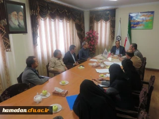 جلسه ی شورای پژوهشی دانشگاه فرهنگیان استان همدان