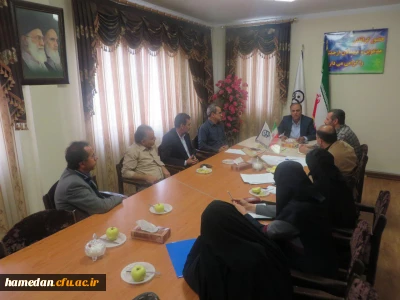 جلسه ی شورای پژوهشی دانشگاه فرهنگیان استان همدان