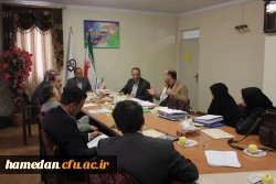 جلسه ی شورای پژوهشی دانشگاه فرهنگیان استان همدان