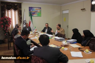 جلسه ی شورای پژوهشی دانشگاه فرهنگیان استان همدان
