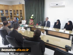 تبریک انتصاب سرپرست جدید دانشگاه بوعلی همدان:
با حضور سرپرست، معاونین و جمعی از همکاران دانشگاه فرهنگیان همدان انجام شد.