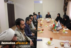 جلسه مشترک مسئولین بسیج دانشجویی پردیس های دانشگاه فرهنگیان همدان