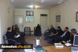 با حضور مدیریت امور پردیس های استان همدان و رئیس بنیاد حفظ آثار و نشر ارزش های دفاع مقدس همدان برگزار شد: