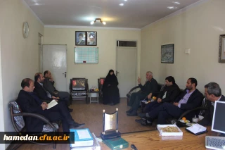 با حضور مدیریت امور پردیس های استان همدان و رئیس بنیاد حفظ آثار و نشر ارزش های دفاع مقدس همدان برگزار شد: