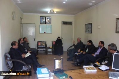 با حضور مدیریت امور پردیس های استان همدان و رئیس بنیاد حفظ آثار و نشر ارزش های دفاع مقدس همدان برگزار شد: