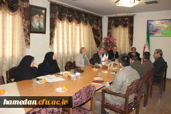 جلسه شورای فرهنگی اجتماعی دانشگاه فرهنگیان استان همدان