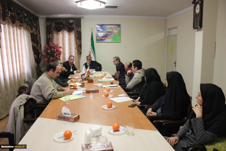 جلسه شورای آموزشی و پژوهشی دانشگاه فرهنگیان استان همدان