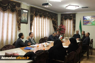 جلسه هماهنگی و برنامه ریزی جشنواره کشوری زبان و ادبیات فارسی به میزبانی پردیس شهید مقصودی همدان