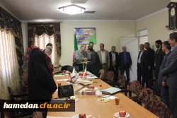 تقدیر از همکاران آزاده و جانباز پردیس های دانشگاه فرهنگیان همدان در شورای فرهنگی و اجتماعی استان