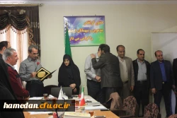 تقدیر از همکاران آزاده و جانباز پردیس های دانشگاه فرهنگیان همدان در شورای فرهنگی و اجتماعی استان