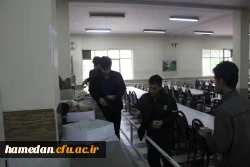 به مناسبت هفته سلامت، با شعار (ترویج سبک زندگی سالم) و در آستانه ی نیمه شعبان: توزیع میان وعده (کماج و سمنو) بین استادان، همکاران و دانشجویان پردیس شهید مقصودی همدان.