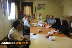 جلسه هماهنگی و برنامه ریزی جهت برگزاری دومین جشنواره فرهنگی اجتماعی استادان و کارکنان دانشگاه فرهنگیان به میزبانی استان همدان