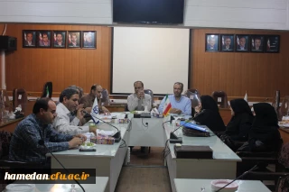 جلسه شورای آموزشی دانشگاه فرهنگیان استان همدان