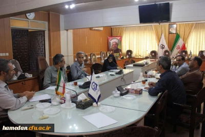 اولین جلسه ساماندهی منابع انسانی جهت سالتحصیلی 98-97