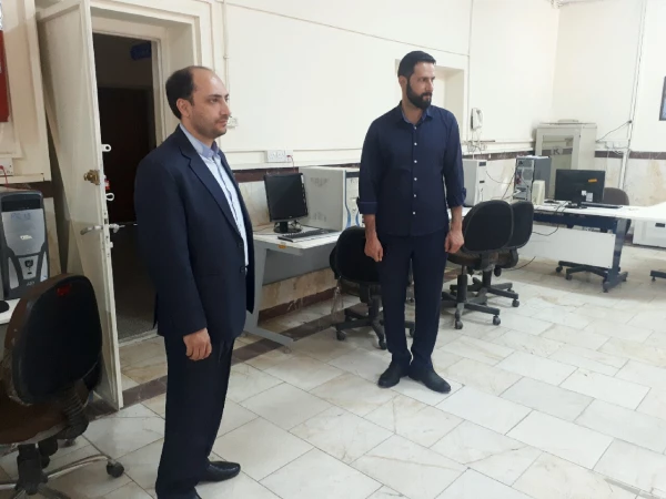 بازدید حضوری جناب آقای مهندس حسین رضایی سرپرست محترم هوشمندسازی دانشگاه فرهنگیان از مراکز هوشمندسازی مدیریت مرکز استان و دو پردیس شهید مقصودی و شهید باهنر همدان18/5/97