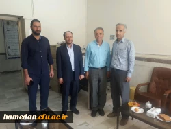 بازدید حضوری جناب آقای مهندس حسین رضایی سرپرست محترم هوشمندسازی دانشگاه فرهنگیان از مراکز هوشمندسازی مدیریت مرکز استان و دو پردیس شهید مقصودی و شهید باهنر همدان18/5/97