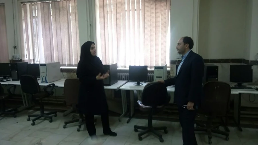 بازدید حضوری جناب آقای مهندس حسین رضایی سرپرست محترم هوشمندسازی دانشگاه فرهنگیان از مراکز هوشمندسازی مدیریت مرکز استان و دو پردیس شهید مقصودی و شهید باهنر همدان18/5/97