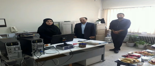 بازدید حضوری جناب آقای مهندس حسین رضایی سرپرست محترم هوشمندسازی دانشگاه فرهنگیان از مراکز هوشمندسازی مدیریت مرکز استان و دو پردیس شهید مقصودی و شهید باهنر همدان18/5/97