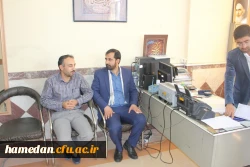 بازدید اکبر کاوسی امید عضو شورای اسلامی شهر همدان از روند مصاحبه تخصصی داوطلبان ورود به دانشگاه فرهنگیان همدان