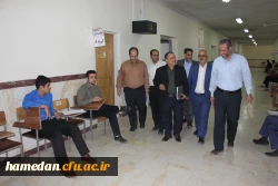 بازدید رئیس گروه برنامه ریزی آموزش های بلند مدت وزارت آموزش و پرورش از مراحل مصاحبه تخصصی در پردیس شهید مقصودی همدان