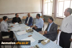 بازدید رئیس گروه برنامه ریزی آموزش های بلند مدت وزارت آموزش و پرورش از مراحل مصاحبه تخصصی در پردیس شهید مقصودی همدان