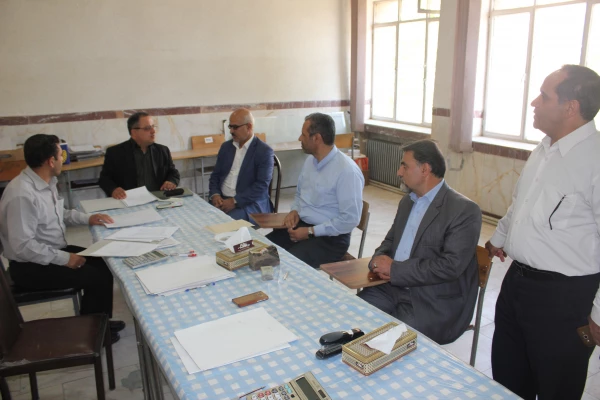 بازدید رئیس گروه برنامه ریزی آموزش های بلند مدت وزارت آموزش و پرورش از مراحل مصاحبه تخصصی در پردیس شهید مقصودی همدان