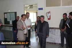 بازدید دکتر امیر خجسته نماینده مردم همدان، فامنین و قهاوند در مجلس شورای اسلامی از پردیس شهید مقصودی همدان