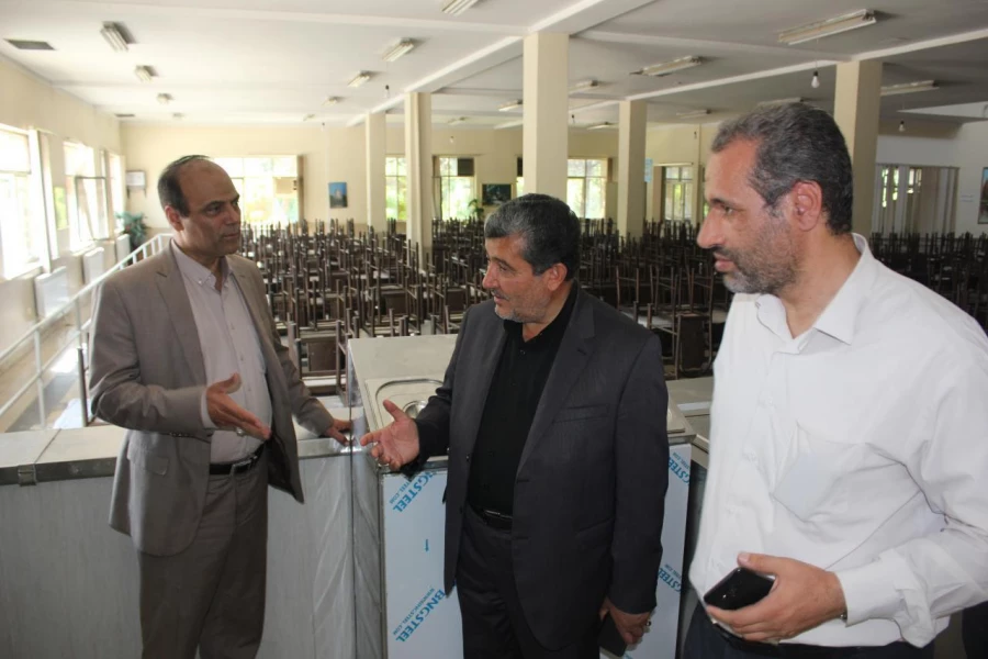 بازدید دکتر امیر خجسته نماینده مردم همدان، فامنین و قهاوند در مجلس شورای اسلامی از پردیس شهید مقصودی همدان