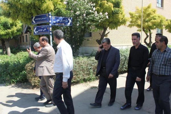 بازدید دکتر امیر خجسته نماینده مردم همدان، فامنین و قهاوند در مجلس شورای اسلامی از پردیس شهید مقصودی همدان