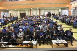 افتتاح پروژه های عمرانی پردیس شهید مقصودی همدان