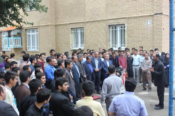 افتتاح پروژه های عمرانی پردیس شهید مقصودی همدان