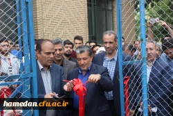 افتتاح پروژه های عمرانی پردیس شهید مقصودی همدان